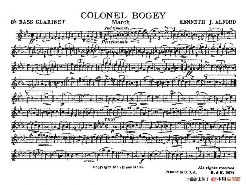 Colonel Bogey（分谱合集）