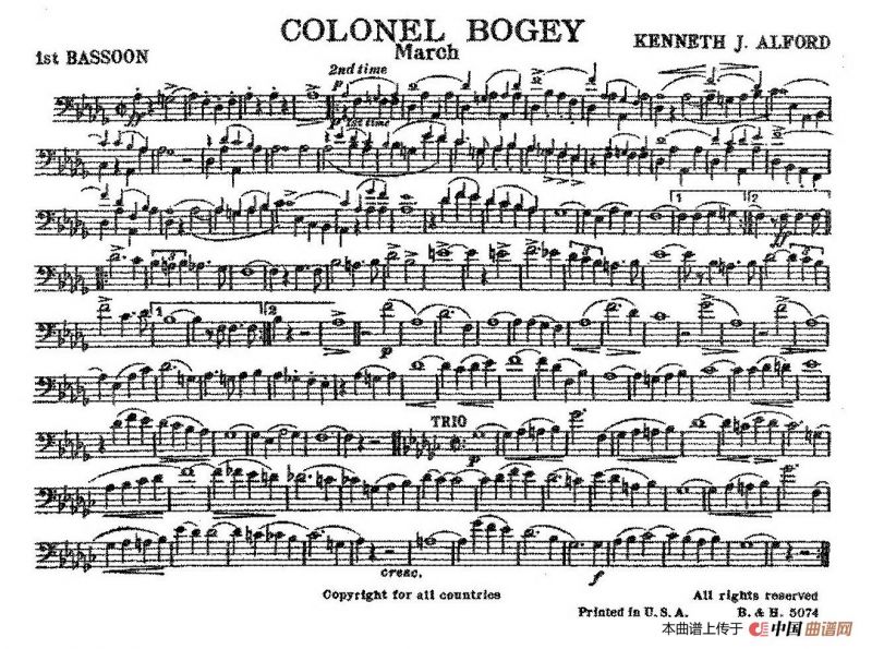 Colonel Bogey（分谱合集）