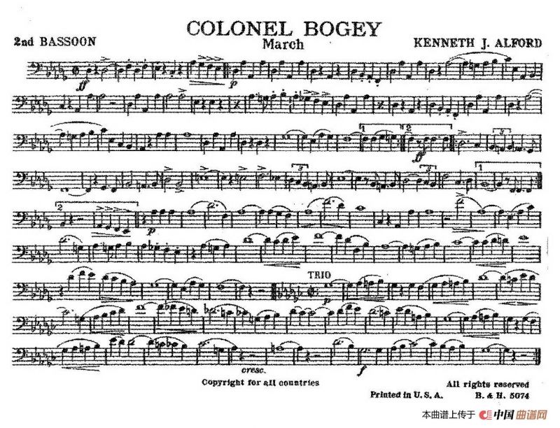 Colonel Bogey（分谱合集）