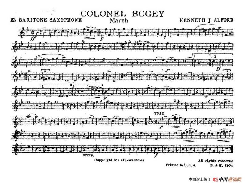 Colonel Bogey（分谱合集）