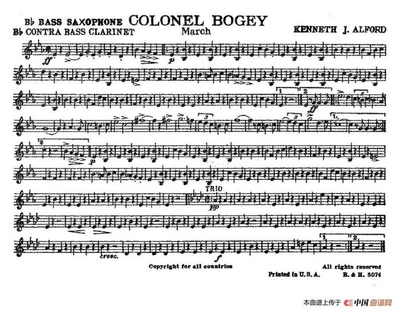 Colonel Bogey（分谱合集）