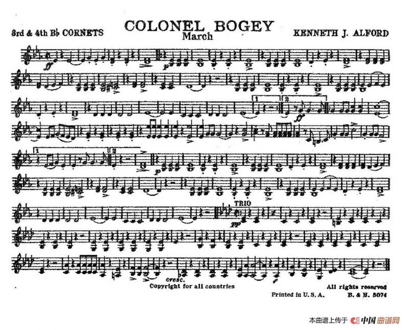 Colonel Bogey（分谱合集）