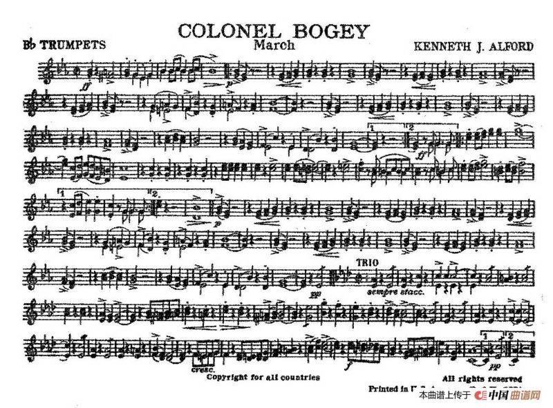 Colonel Bogey（分谱合集）