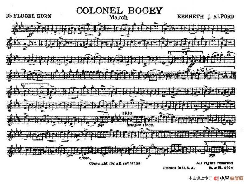 Colonel Bogey（分谱合集）