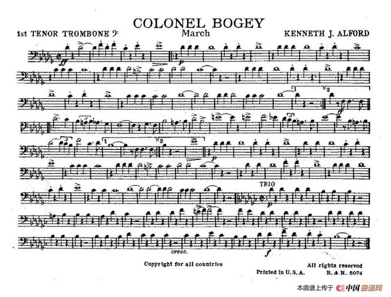 Colonel Bogey（分谱合集）