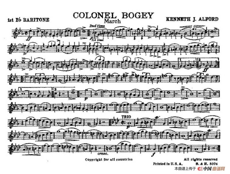 Colonel Bogey（分谱合集）