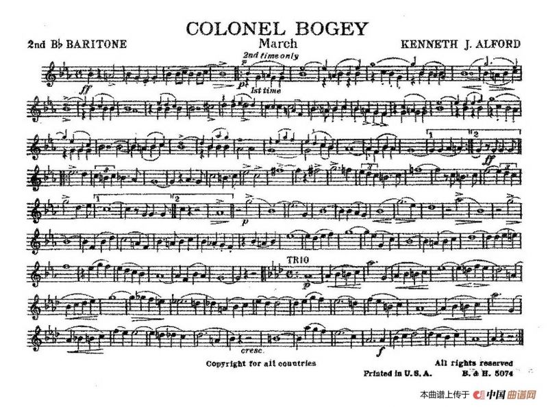 Colonel Bogey（分谱合集）