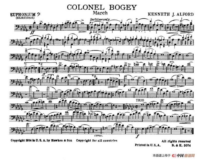 Colonel Bogey（分谱合集）