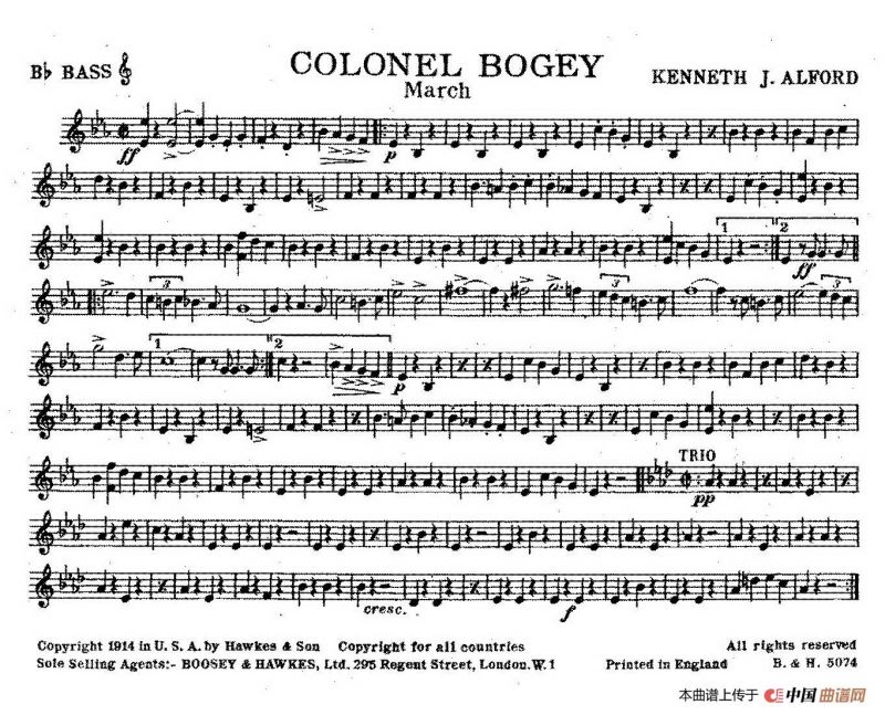 Colonel Bogey（分谱合集）
