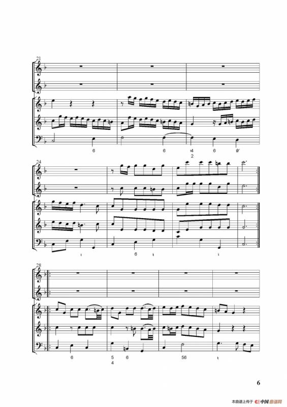 Concerto-6（第六协奏曲总谱）