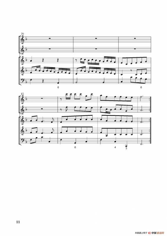 Concerto-6（第六协奏曲总谱）