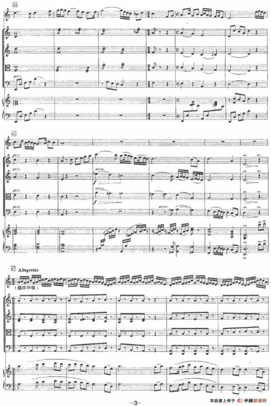 行云流水（竹笛与弦乐、钢琴）