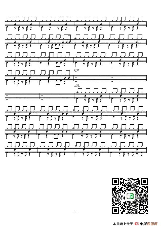 Blue Skies（架子鼓谱）