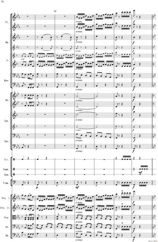 巴蜀一景（管弦乐组曲总谱）