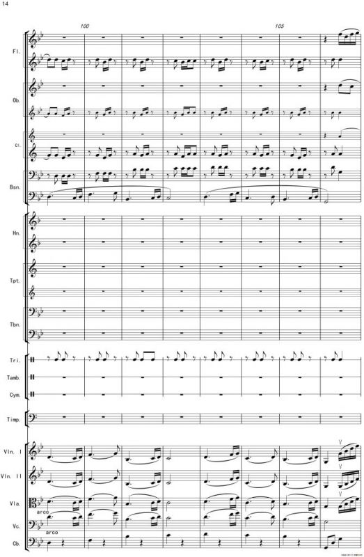 巴蜀一景（管弦乐组曲总谱）