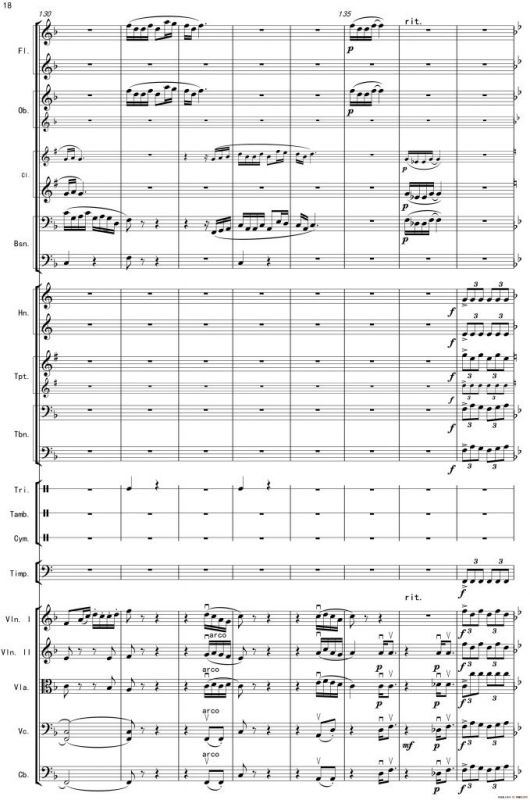 巴蜀一景（管弦乐组曲总谱）