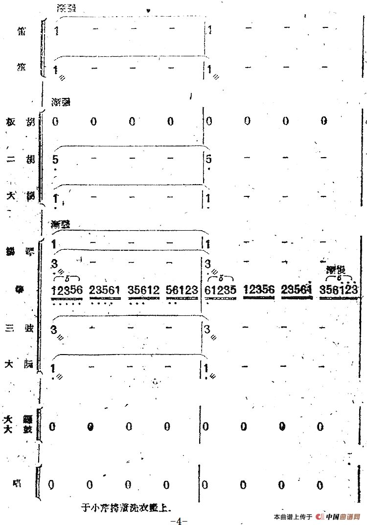 歌剧《小二黑结婚》第一曲 为什么二黑哥还不回还（民乐合奏总谱）