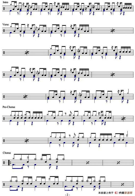 爵士鼓谱：五月天 - 有些事现在不做，以后都不会做了