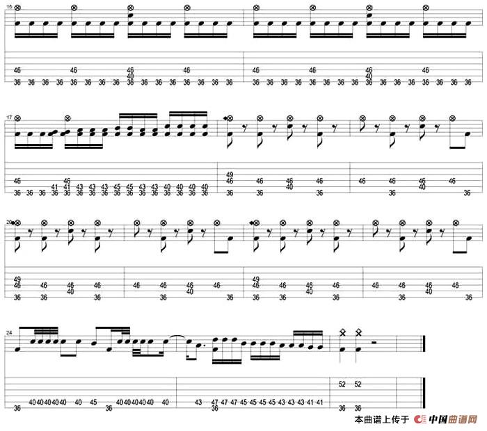 爵士鼓谱：Joey Jordison - Drum Solo（from Surfacing）