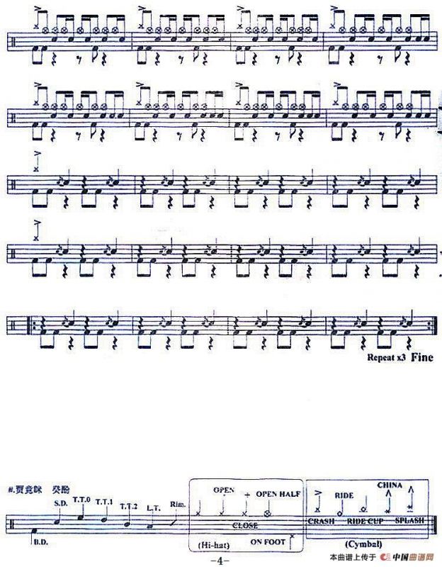 爵士鼓谱：相信