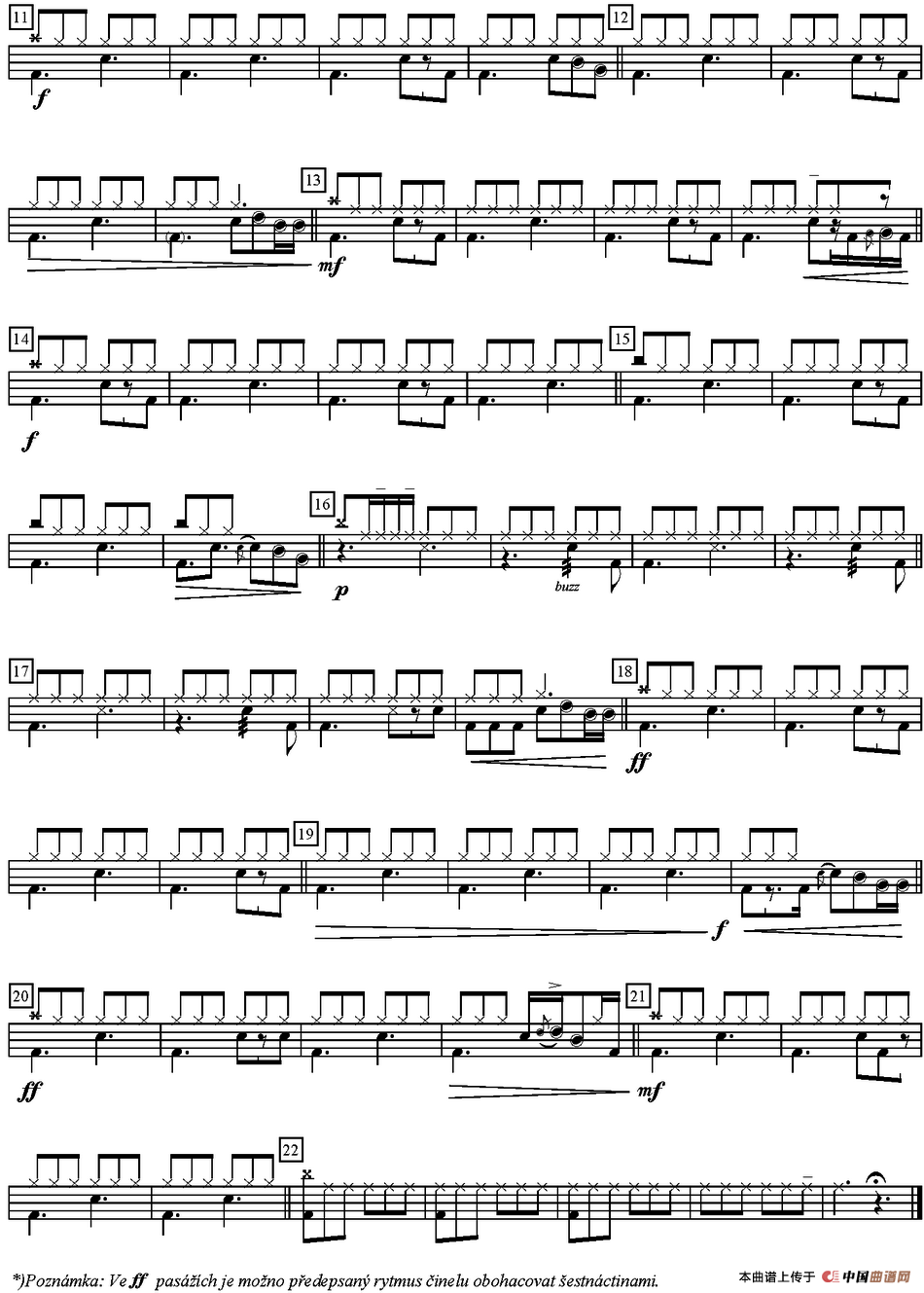 爵士鼓谱：Avril Lavigne - Im with you