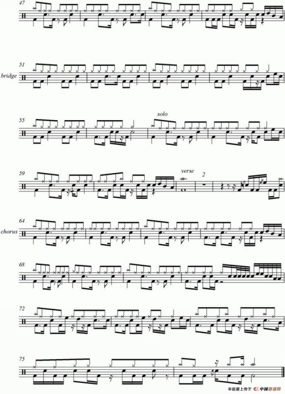 爵士鼓谱：Evanescence-Going under