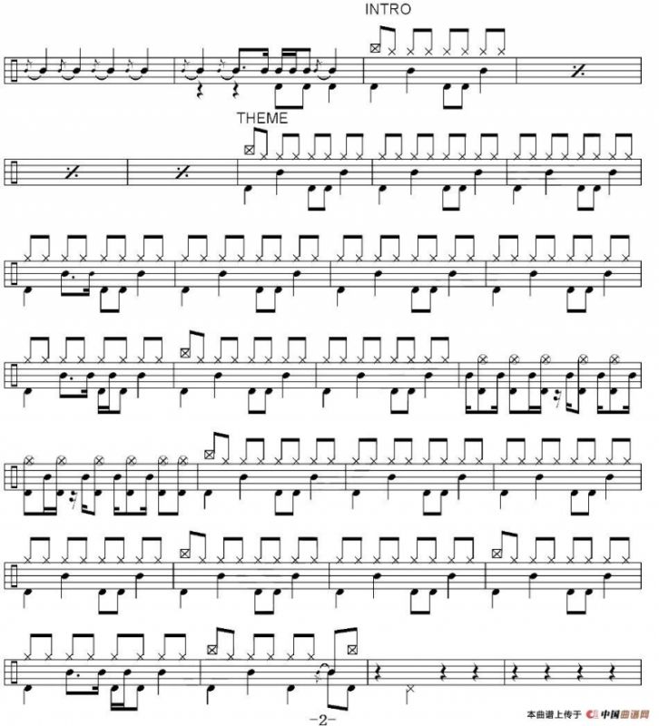 爵士鼓谱：Lenny Kravitz - Are you gonna go my way