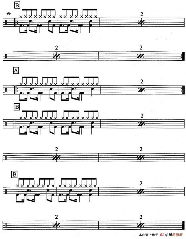 爵士鼓谱：Michael Jackson - Dont stop till you get enough