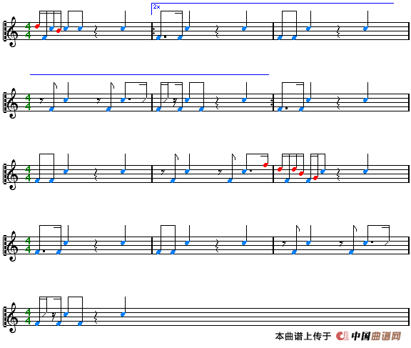 爵士鼓谱：Phil Collins - In the air tonight