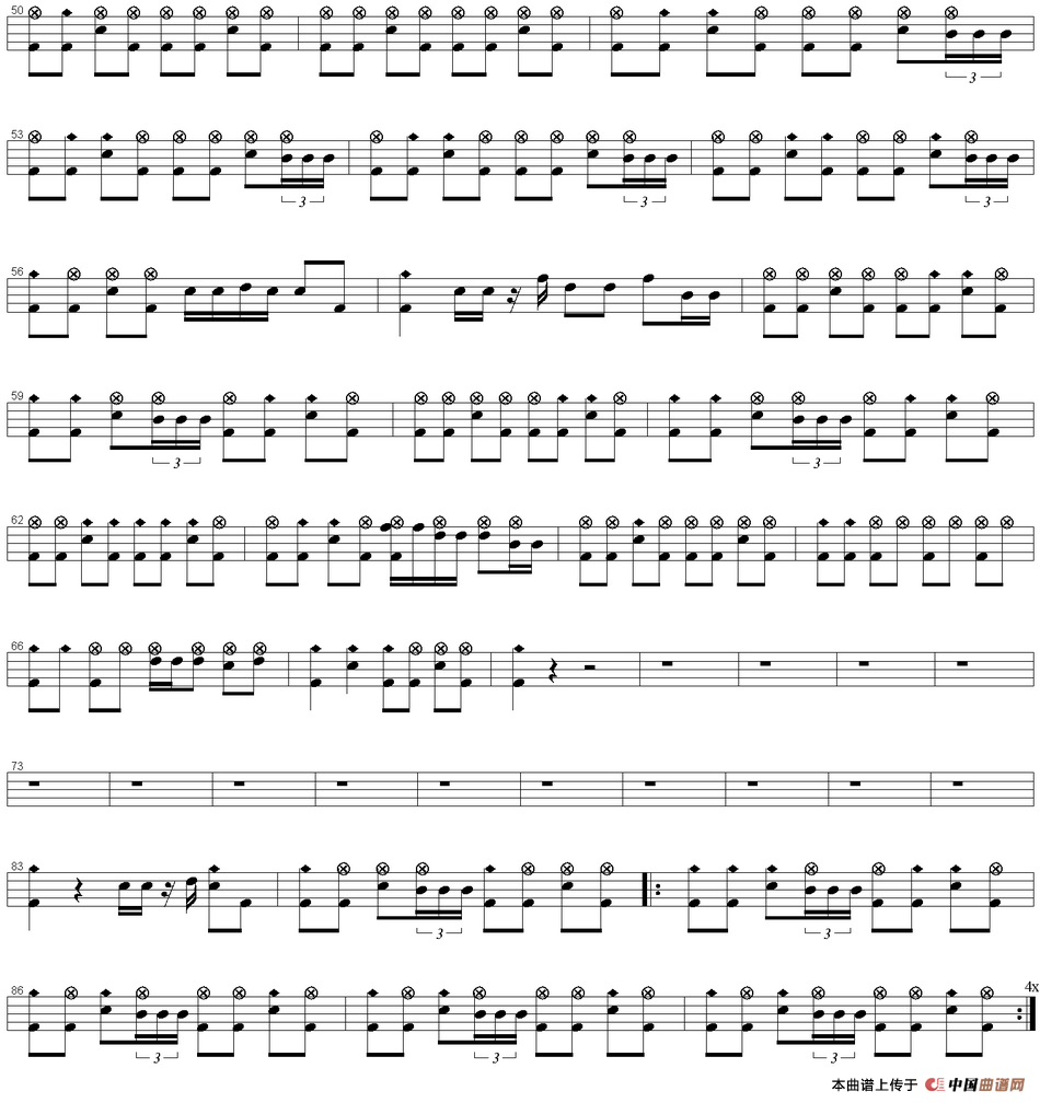 爵士鼓谱：Who - Pinball wizard