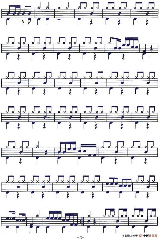 架子鼓谱：应用乐曲集《西班牙斗牛士》