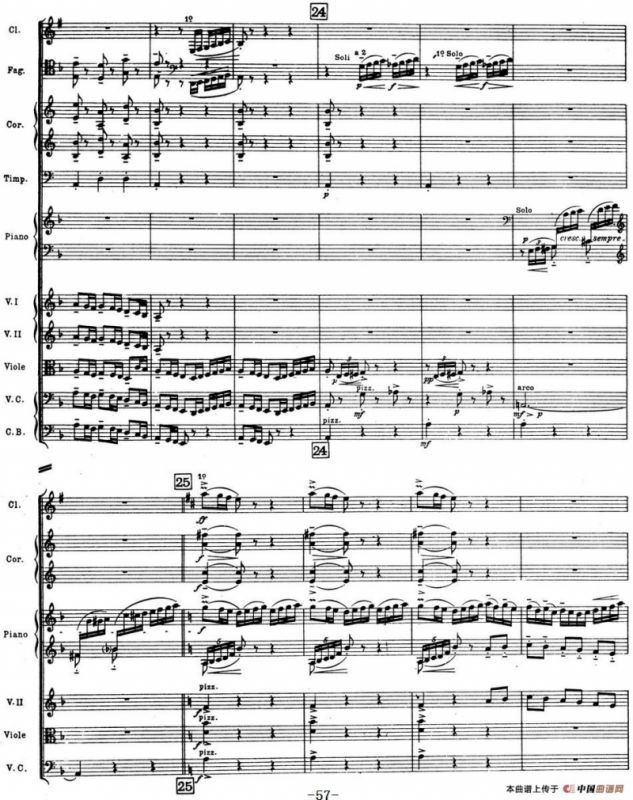 Nights in the Gardens of Spain 西班牙花园之夜（总谱：Ⅲ、En los jardines de la Sierra de Cordoba）