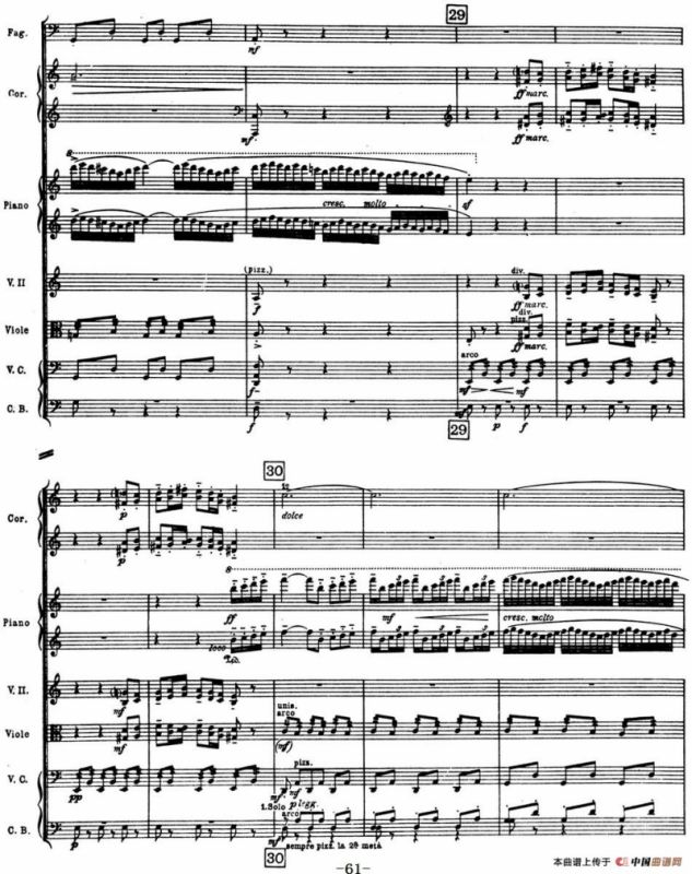 Nights in the Gardens of Spain 西班牙花园之夜（总谱：Ⅲ、En los jardines de la Sierra de Cordoba）