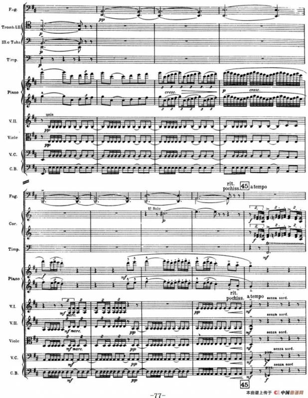 Nights in the Gardens of Spain 西班牙花园之夜（总谱：Ⅲ、En los jardines de la Sierra de Cordoba）