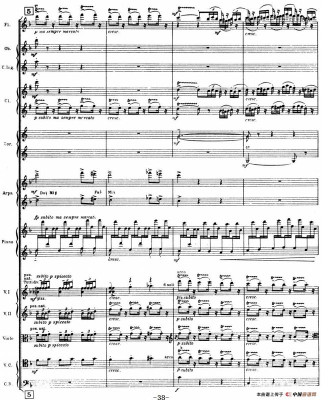 Nights in the Gardens of Spain 西班牙花园之夜（总谱：Ⅱ、Danza lejana）