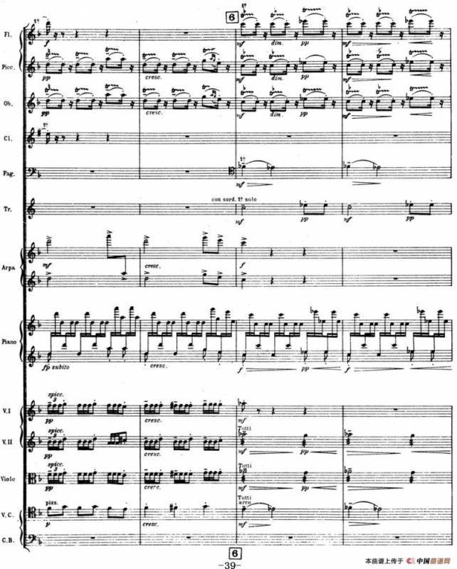 Nights in the Gardens of Spain 西班牙花园之夜（总谱：Ⅱ、Danza lejana）