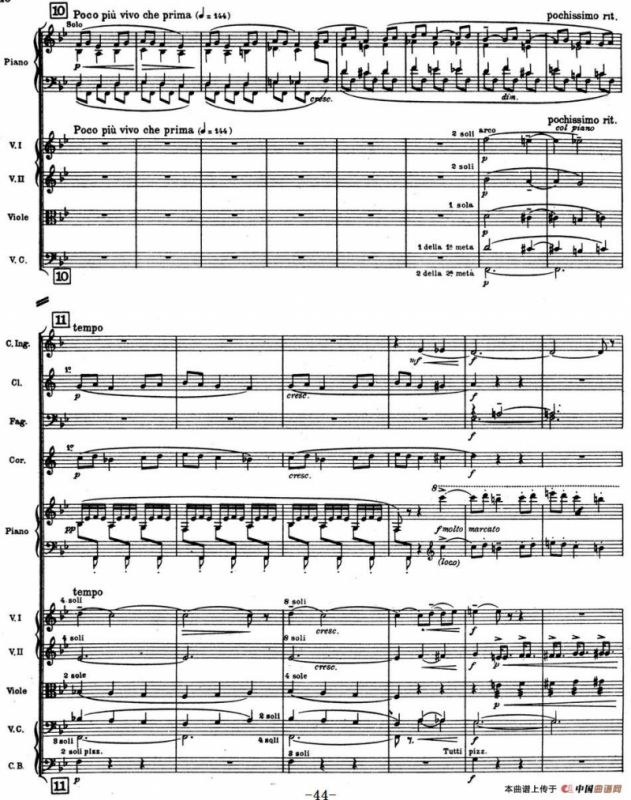 Nights in the Gardens of Spain 西班牙花园之夜（总谱：Ⅱ、Danza lejana）