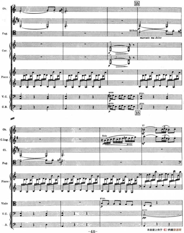 Nights in the Gardens of Spain 西班牙花园之夜（总谱：Ⅱ、Danza lejana）