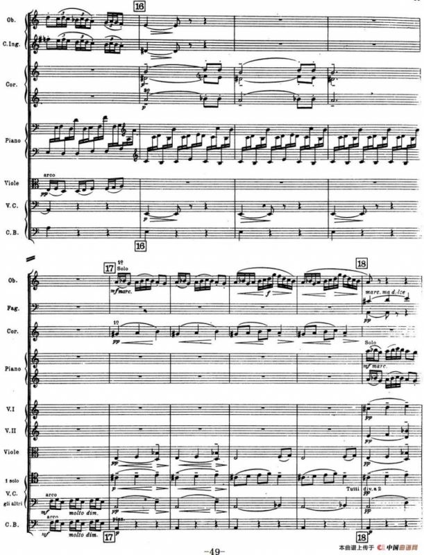 Nights in the Gardens of Spain 西班牙花园之夜（总谱：Ⅱ、Danza lejana）