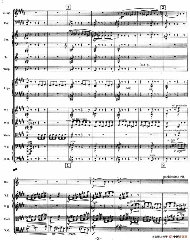 Nights in the Gardens of Spain 西班牙花园之夜（总谱：Ⅰ、Enel Generalife）