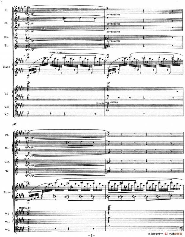 Nights in the Gardens of Spain 西班牙花园之夜（总谱：Ⅰ、Enel Generalife）