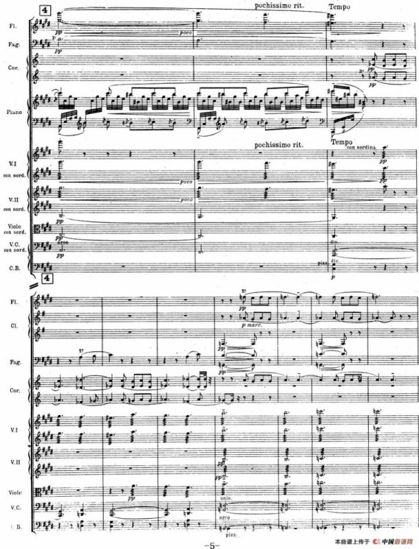 Nights in the Gardens of Spain 西班牙花园之夜（总谱：Ⅰ、Enel Generalife）