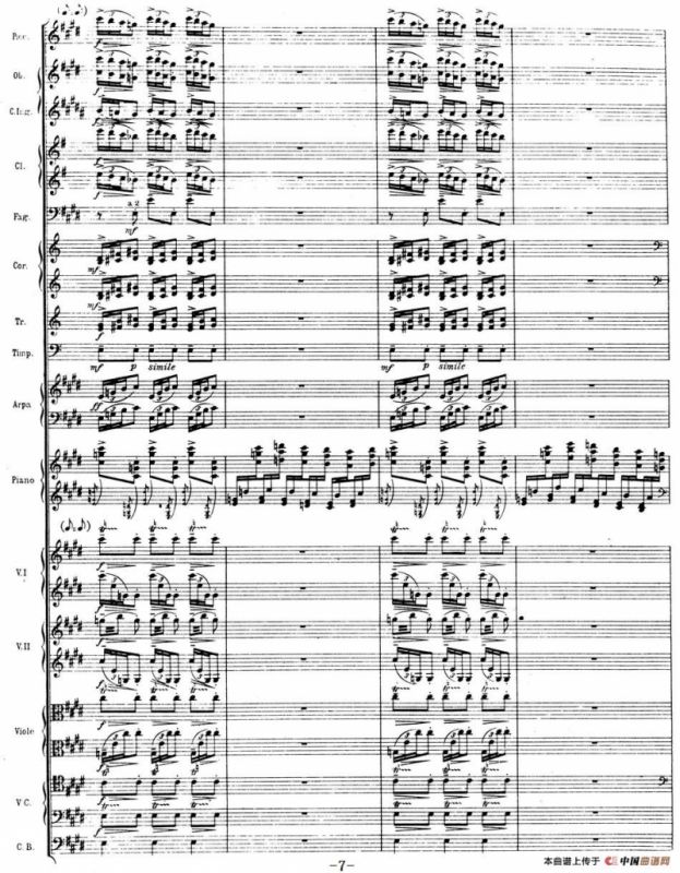 Nights in the Gardens of Spain 西班牙花园之夜（总谱：Ⅰ、Enel Generalife）