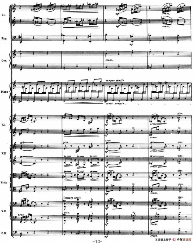 Nights in the Gardens of Spain 西班牙花园之夜（总谱：Ⅰ、Enel Generalife）