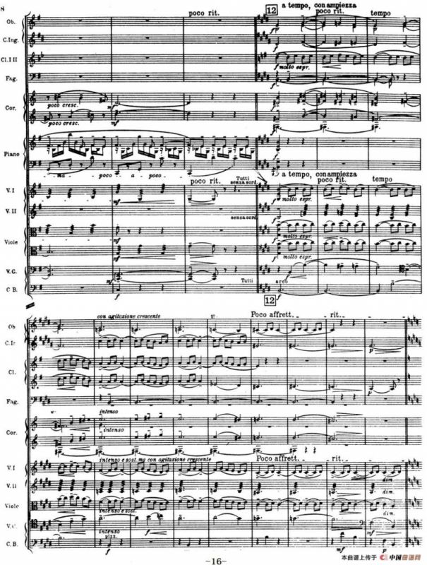 Nights in the Gardens of Spain 西班牙花园之夜（总谱：Ⅰ、Enel Generalife）