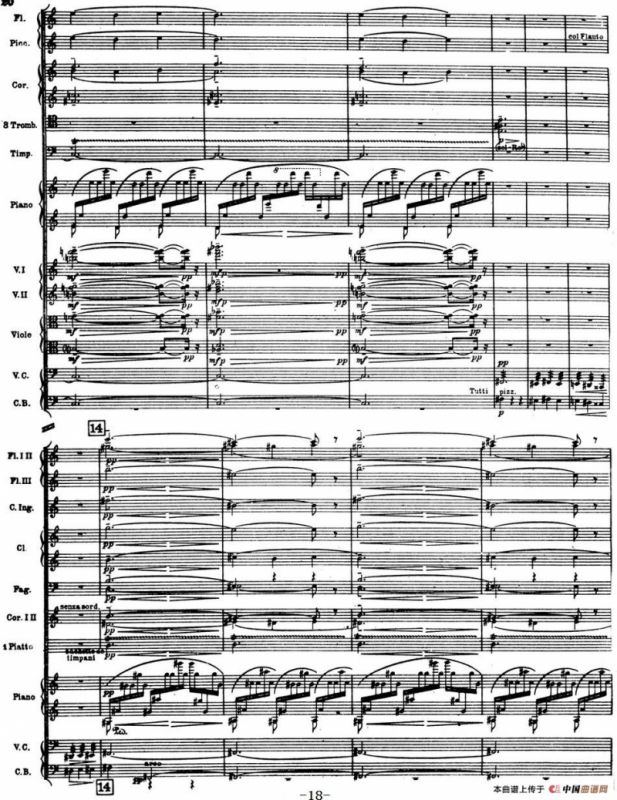 Nights in the Gardens of Spain 西班牙花园之夜（总谱：Ⅰ、Enel Generalife）