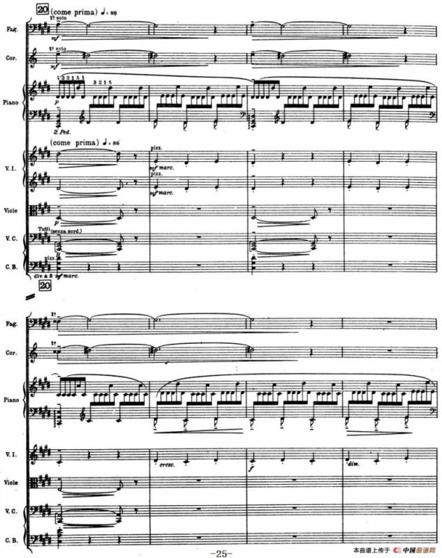 Nights in the Gardens of Spain 西班牙花园之夜（总谱：Ⅰ、Enel Generalife）