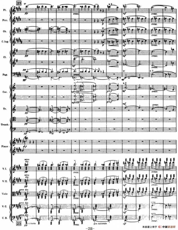 Nights in the Gardens of Spain 西班牙花园之夜（总谱：Ⅰ、Enel Generalife）