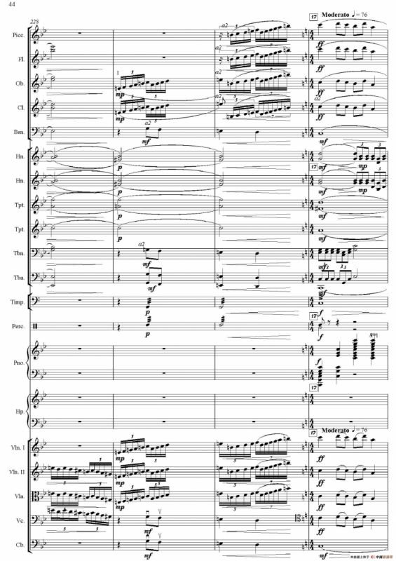 红旗颂（总谱、电子版）