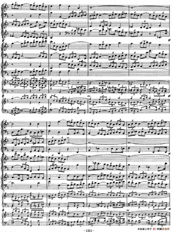 The Art of the Fugue BWV 1080（赋格的艺术-XVII）